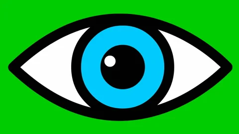 Blue eye green Stock Footage 201677651
