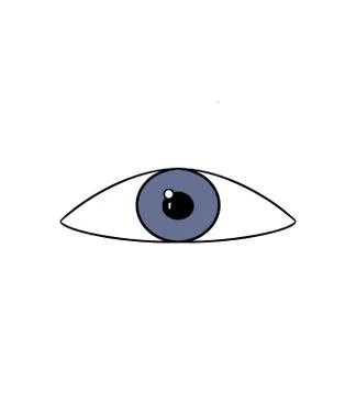 Blue eye Stock Illustration