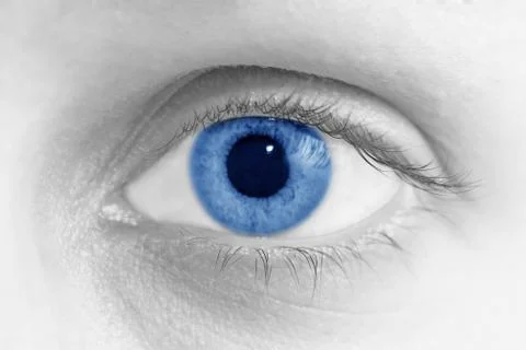 Blue eye Stock Photos