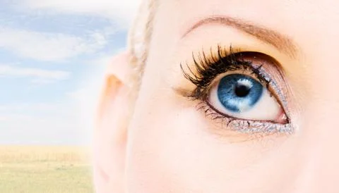 Blue eye Stock Photos