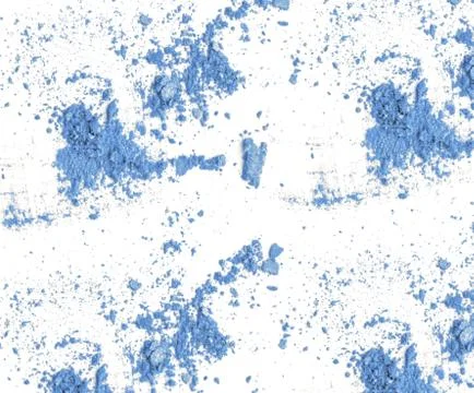 Blue eye shadow crushed background. Stock Photos