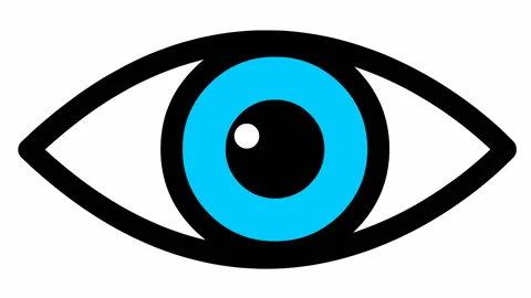 Blue eye white Stock Footage 201677653