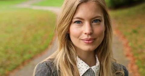 Blue eyed blond Stock Footage 80958904