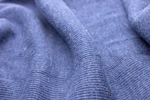 Blue fabric background Stock Photos