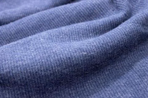 Blue fabric background Stock Photos