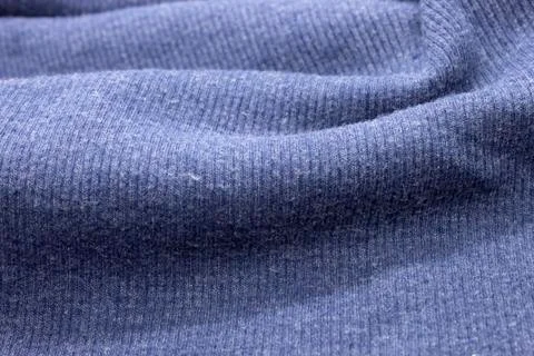 Blue fabric background Stock Photos