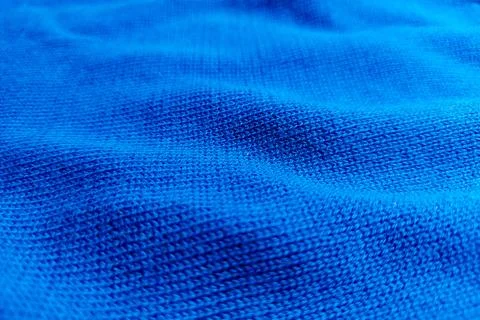 Blue fabric background texture Stock Photos