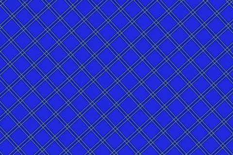 Blue fabric with geometric pattern and pink lines 스톡 일러스트
