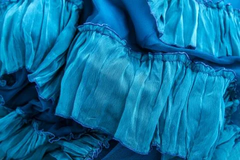 Blue fabric Stock Photos
