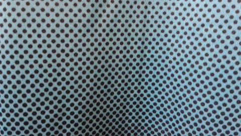 Blue fabric surface with black polka dots motion video footage background Stock Footage 341770821