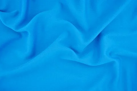 Blue fabric texture background Stock Photos