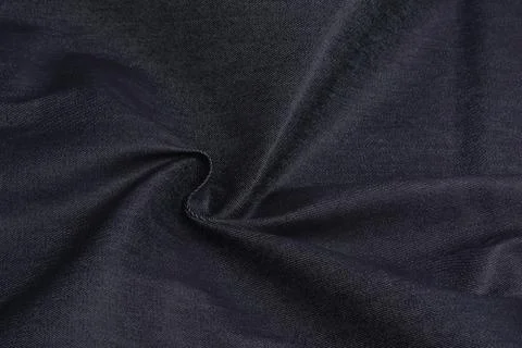 Blue fabric texture, closeup, background Foto stock