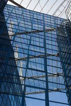 Blue facade Stock Photos