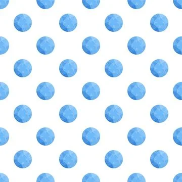 Blue faceted gemstone seamless pattern repeating background Stock-Illustration