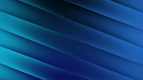 Blue fade diagonal stripes with a gradient effect Stock Footage 302962283