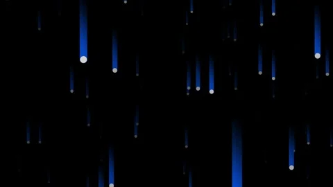 Blue Falling Matrix Stock Footage 334342200