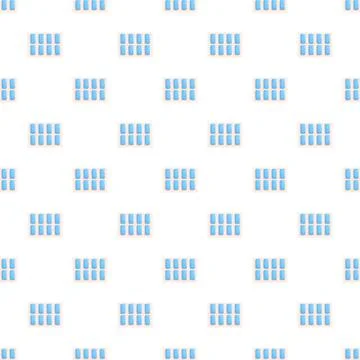 Blue false fingernails repeated grid pattern background Stock Illustration