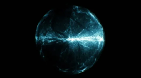 Blue fancy abstract object Video stock 65884125