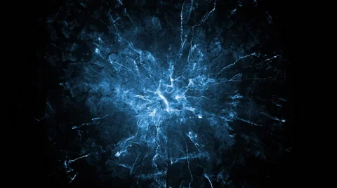Blue fancy emissions 스톡 동영상 65825384