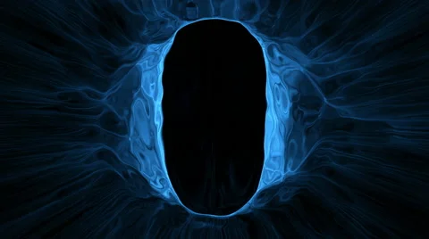Blue fancy eye abstract 库存影片 53860152