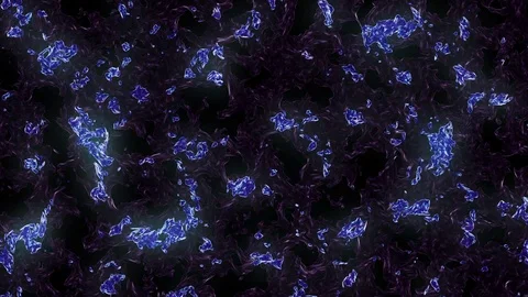 Blue fantasy abstract technology and engineering motion background rotating and Stock Footage 79088419
