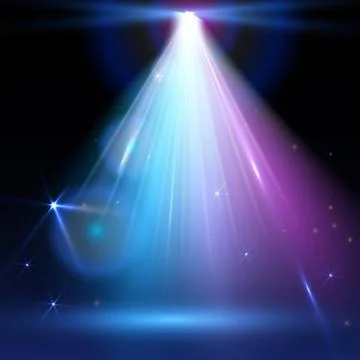 Blue fantasy background Stock Illustration