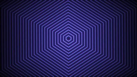 Blue fast looping background animation. hexagons Stock Footage 303803987