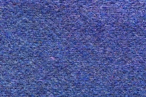 Blue felt fabric texture background with dense fibers and soft surface Stock Photos