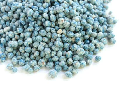 Blue fertilizer Stock Photos