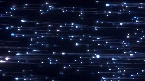 Blue Fiber Strands Background Stock Footage 141400722