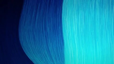 Blue fiber strands flow in a gentle seamless loop Stock Footage 341401657