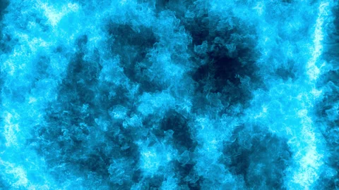 Blue Fiery Seamless Background. Stock Footage 293318448