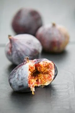 Blue figs Stock Photos