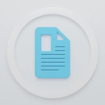 Blue File document icon isolated on white background. Checklist icon. Busin.. 스톡 일러스트