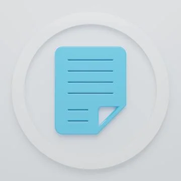 Blue File document icon isolated on white background. Checklist icon. Busin.. 스톡 일러스트