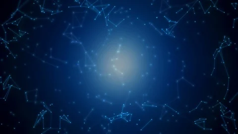 Blue Fire Abstract Background for Media Production Stock Footage 118532277
