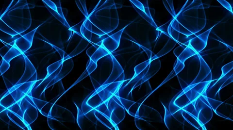 Blue fire, abstract loop motion background Stock Footage 38190344