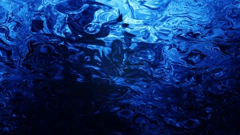 Blue Fire and Liquid Vortex Abstract Motion Background Stock-Footage 345784856