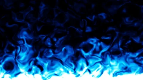 Blue fire background. Flames backdrop. Burning gas in slow motion. Stock Footage 170514002