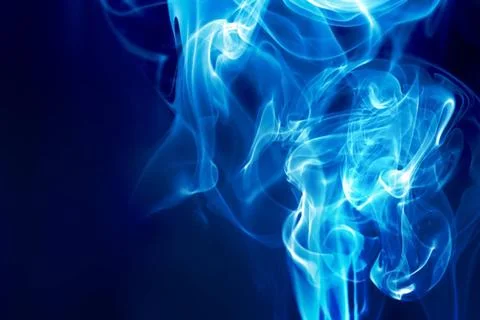 Blue fire blue fire on a dark background Copyright: xZoonar.com/ZOIAxFEDOR... Foto stock