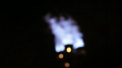 Blue fire Stock Footage 12655715