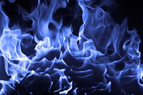 Blue fire Stock Photos