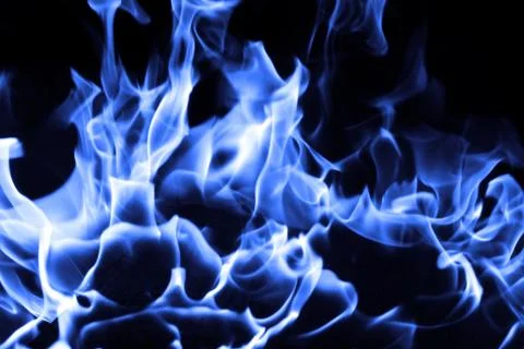 Blue fire Stock Photos