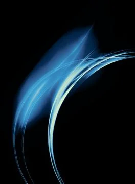 Blue fire ring Illustrazione stock