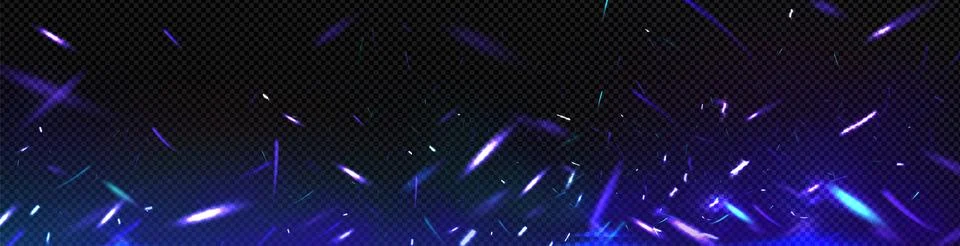 Blue fire sparks overlay effect, magic glow, shine Stock Illustration