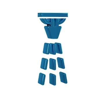 Blue Fire sprinkler system icon isolated on transparent background. Sprinkl.. Stock Illustration