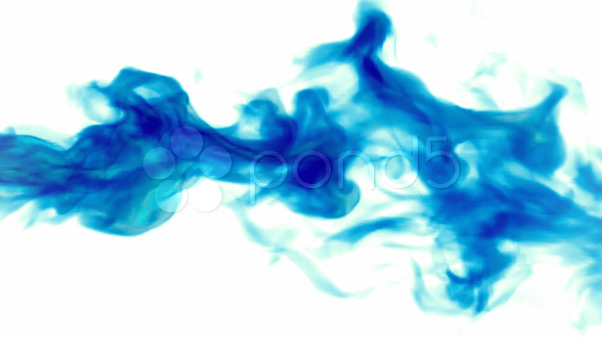 Blue fire on white background, high-defi... | Stock Video | Pond5