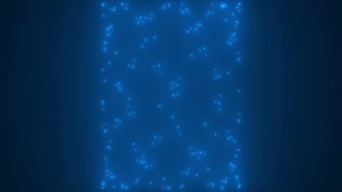 Blue Firefly Orb Dancing In A Circular Motion On A Foggy Night Loop Stock Footage 244330897