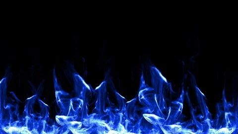 Blue FireWall Looping 4K 스톡 동영상 119934626