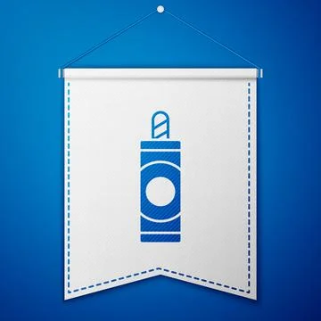 Blue Firework icon isolated on blue background. Concept of fun party. Explosive Stock Illustration
